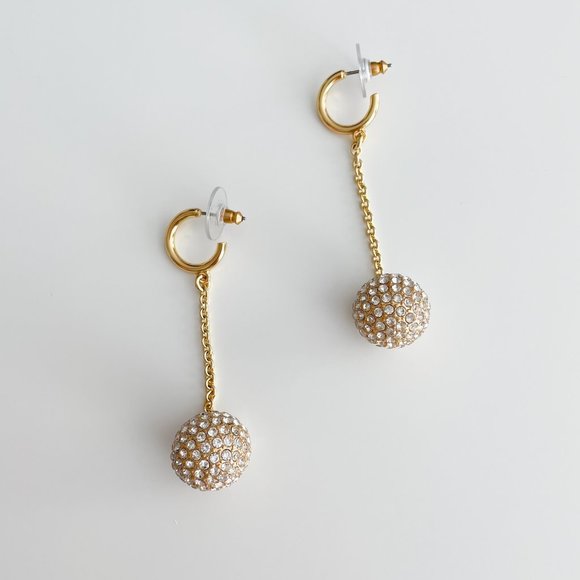J. Crew Jewelry - J. Crew Pavé Crystal Drop Earrings